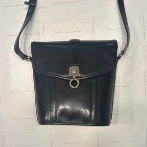 Brighton Black Leather Bag